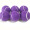 6 purple and purple bounce balls