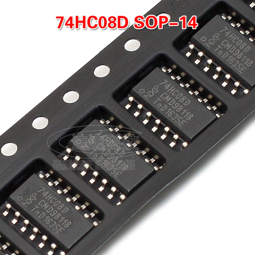 全新原装 74HC08D SOP-14 逻辑芯片 四二输入与门 NXP
