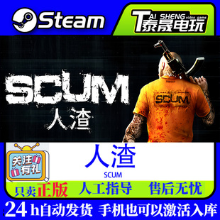 Steam正版国区CDKEY/ 人渣  SCUM 激活码入库 现货秒发 生存联机