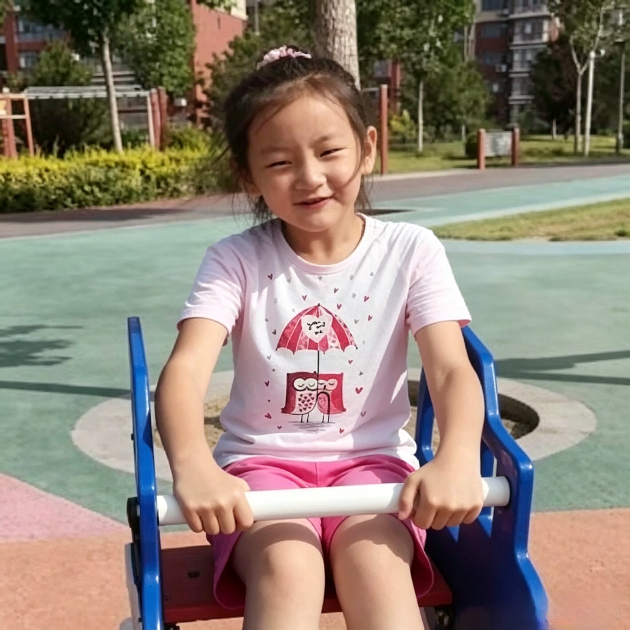 阿宝托比女童棉氨夏季家居服套装