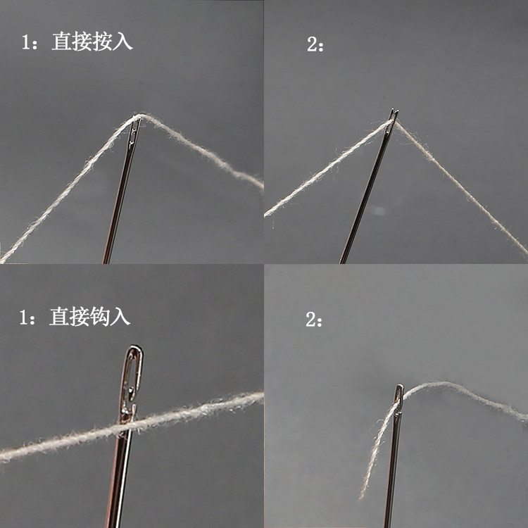 실을 꿰는 바늘이 없는 블라인드 바늘 강철 바늘 손 바느질 바늘 실버 테일 측면 교수형 바늘 후면 교수형 바늘 실을 끼지 않는 바느질 바늘