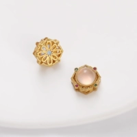 Золотой, белый, стеклянный, медный, 13x, 13mm, 2mm