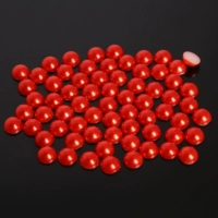 12# Big Red (Abs Pearl, плоское дно, непористый полукруглый, диаметр около 8 мм, около 200 штук/упаковка)