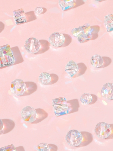 Стеклянные бусины, аксессуар, браслет из бисера ручной работы, набор материалов, барсетка с аксессуарами, DIY