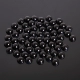 12# черный (Abs Pearl, плоское дно, не-пористого полукруглого, диаметр около 8 мм, около 200 штук/упаковка)