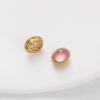 Золотой, стеклянный, медный, 11x, 13mm, 1.5mm