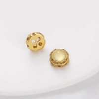 Золотой, стеклянный, медный, 12x, 12mm, 1.5mm