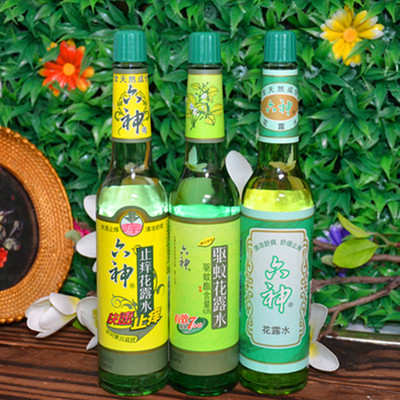 六神花露水195ml经典玻璃瓶