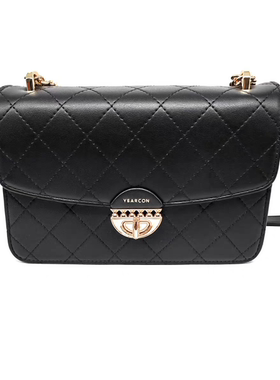 意尔康菱格链条小方包2025秋新款百搭洋气通勤单肩斜挎包56Y28567