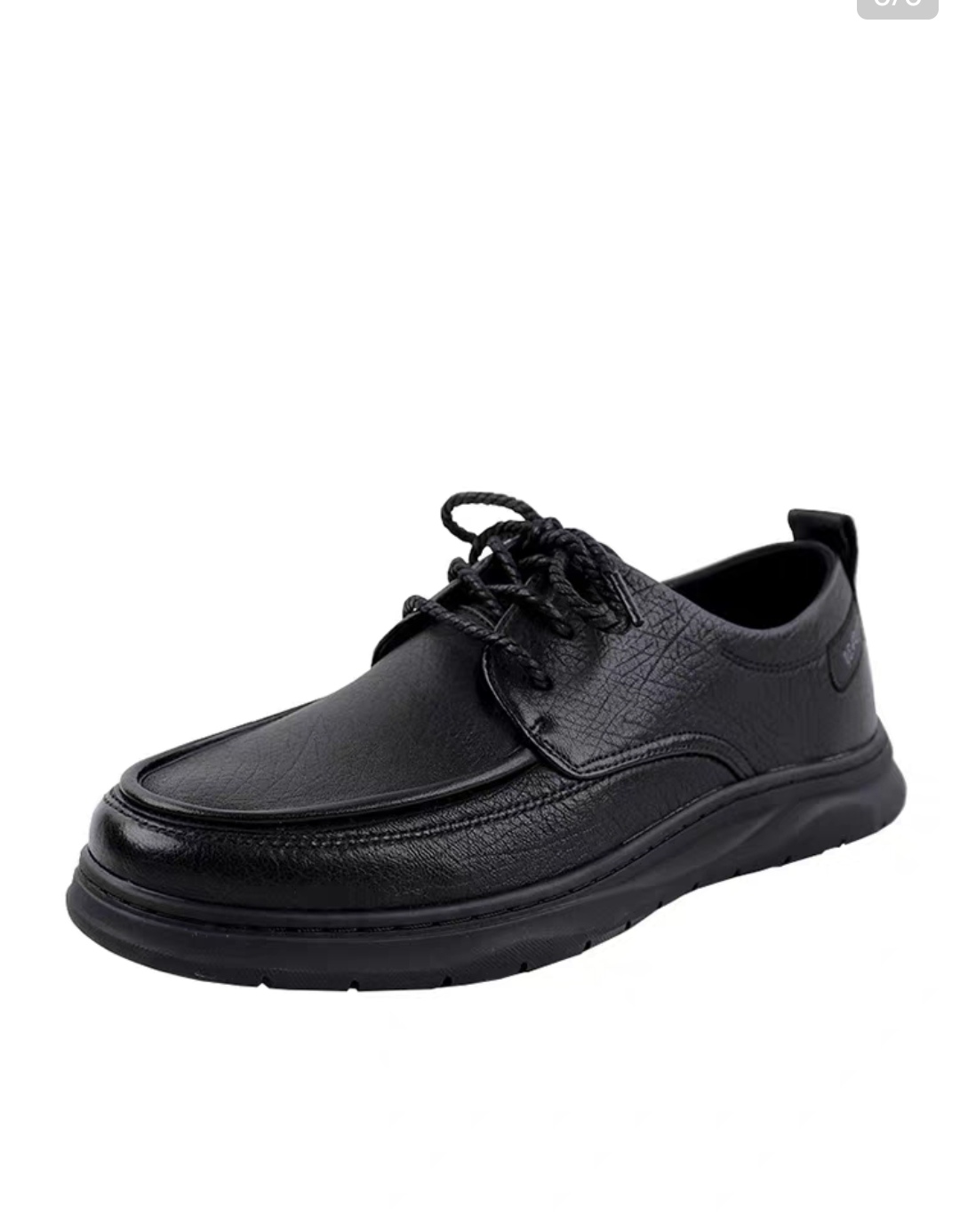 意尔康男鞋2024秋季新款真皮系带软底商务休闲皮鞋男S511AE53625A