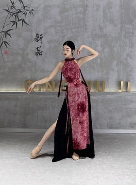 【正版声明】华丽独秀 国风旗袍古典舞练功服原创演出服女爵士舞