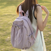 书包初高中生女生ins风2025新款小众高颜值背包大容量休闲双肩包