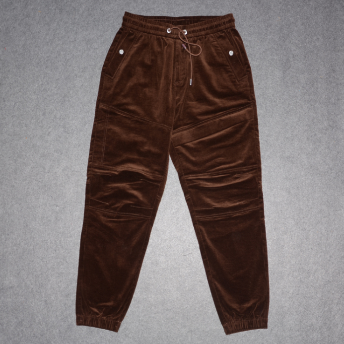 MO男装秋冬厚灯芯绒卫裤九分裤