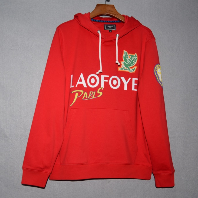 LF男装秋冬连帽厚长袖卫衣