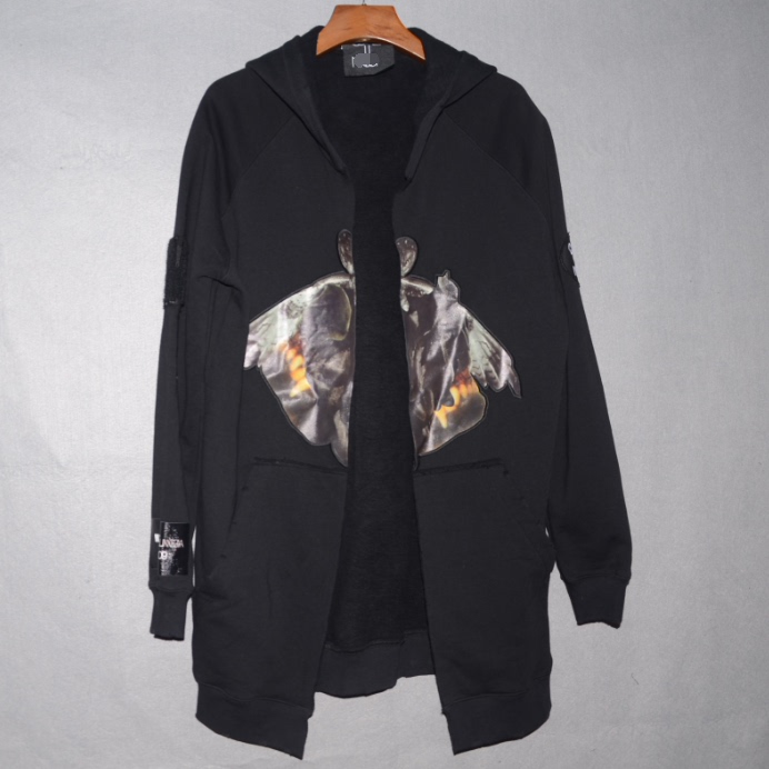 NBN男装春秋圆领加绒卫衣夹克