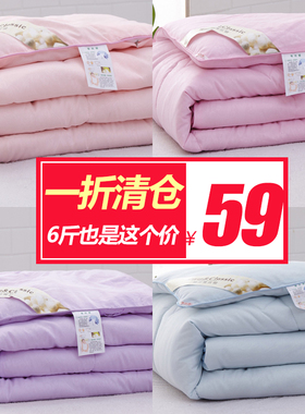 加厚春秋被冬被子被芯冬季棉被夏凉被空调被单人双人四季通用宿舍
