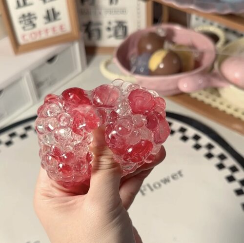 水晶玫瑰手作球｜填充物：史莱姆玫瑰·肌大力