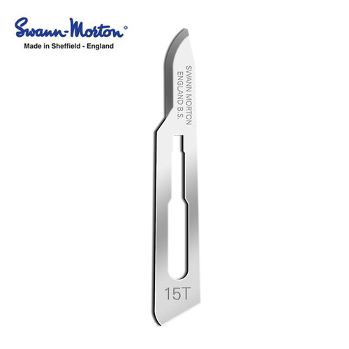 15T号手术刀片 SWANN-MORTON 兽用修脚美甲刀片手术刀 进口正品