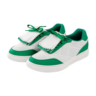 韩国出口高尔夫鞋子女透气运动鞋女鞋平跟圆头时尚百搭拼接式防滑