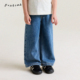 百搭时尚 宝宝小众休闲裤 牛仔裤 直筒裤 儿童2026新款 允儿妈女童春季