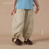 儿童裤 允儿妈女童夏季 运动休闲裤 宝宝户外薄款 子潮 山系速干束口裤