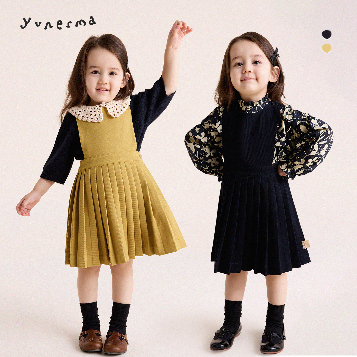 【小众气质】简约法式百褶背心连衣裙,童装/婴儿装/亲子装,连衣裙,淘宝优惠券,粉丝福利购,淘宝优惠卷