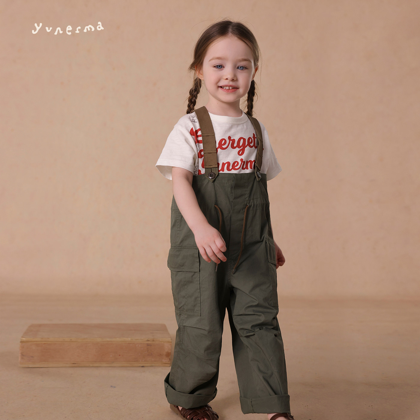 宝宝幼儿园日系时髦工装背带裤允儿妈女童2025新款洋气纯棉休闲裤,童装/婴儿装/亲子装,裤子,淘宝优惠券,粉丝福利购,淘宝优惠卷