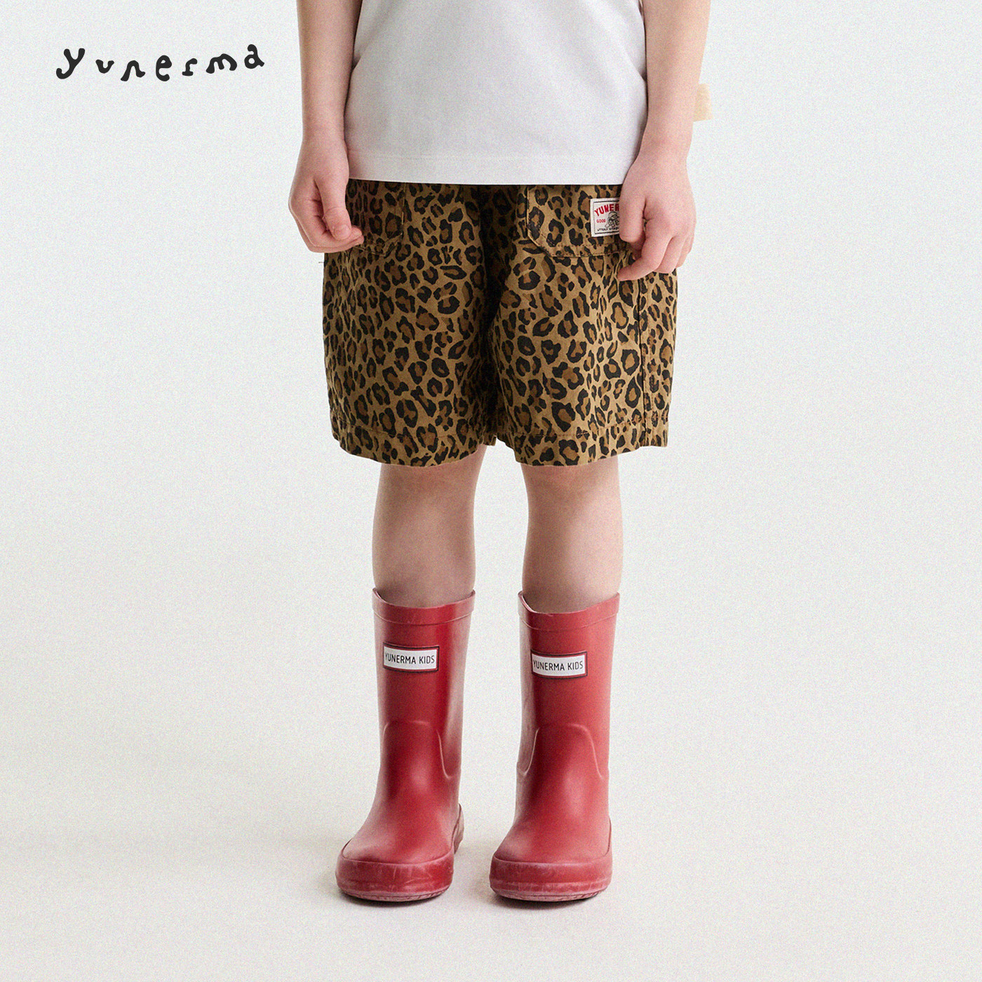 允儿妈女童夏季日系百搭豹纹短裤儿童2026薄款纯棉休闲裤宝宝裤子