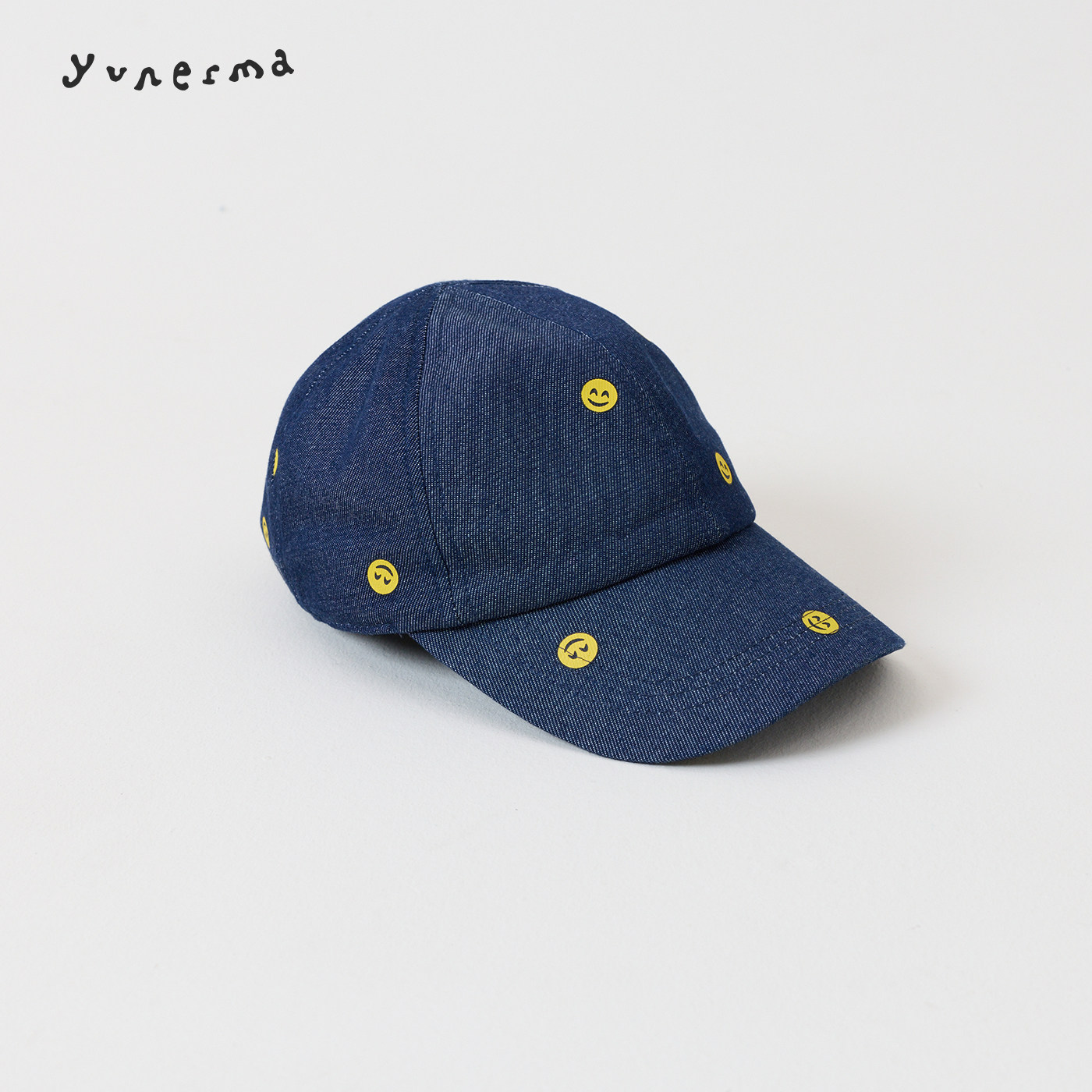 儿童2026春季新款百搭笑脸鸭舌帽女孩时尚遮阳帽宝宝帽子棒球帽潮