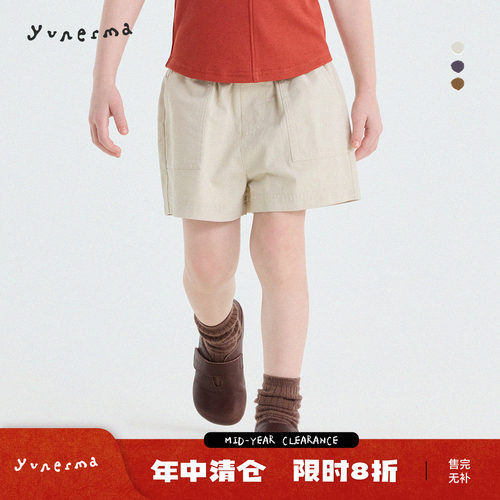 允儿妈女童夏季新款百搭休闲短裤