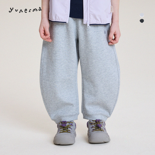 宝宝2026春季百搭弯刀裤允儿妈女童新款亲子装休闲裤儿童裤子长裤