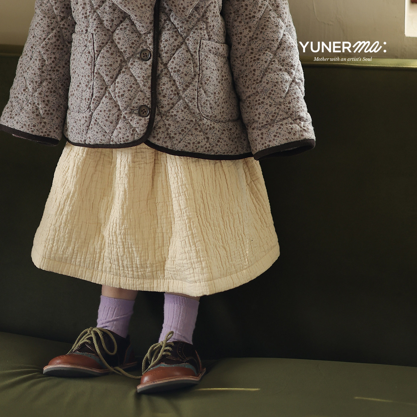 允儿妈女童秋冬新款韩系小众加棉半裙宝宝冬季洋气半身裙儿童裙子,童装/婴儿装/亲子装,半身裙,淘宝优惠券,粉丝福利购,淘宝优惠卷