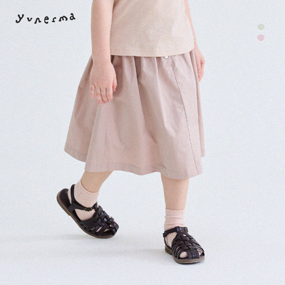 允儿妈女童夏季韩系小众百搭半裙