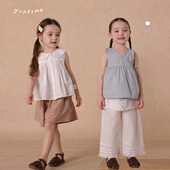 洋气衬衫 允儿妈女童2025新款 宝宝夏季 花边打揽娃娃衫 儿童上衣 法式