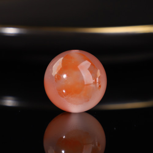 凉山九口南红冰飘圆珠高冰大散珠