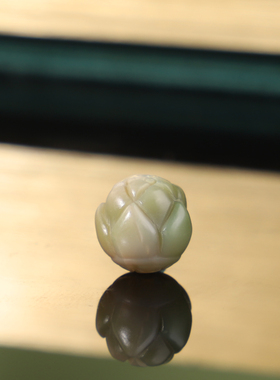 帝廷家！正品四川盐源玛瑙雕刻莲花珠单珠散珠三色珠9mm一物一拍