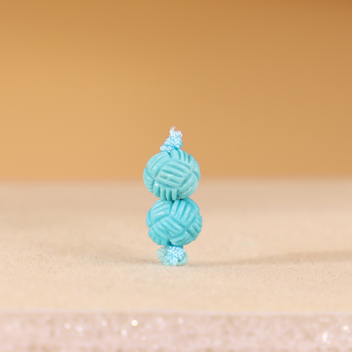 绿松石高瓷蓝绿绣球珠散珠