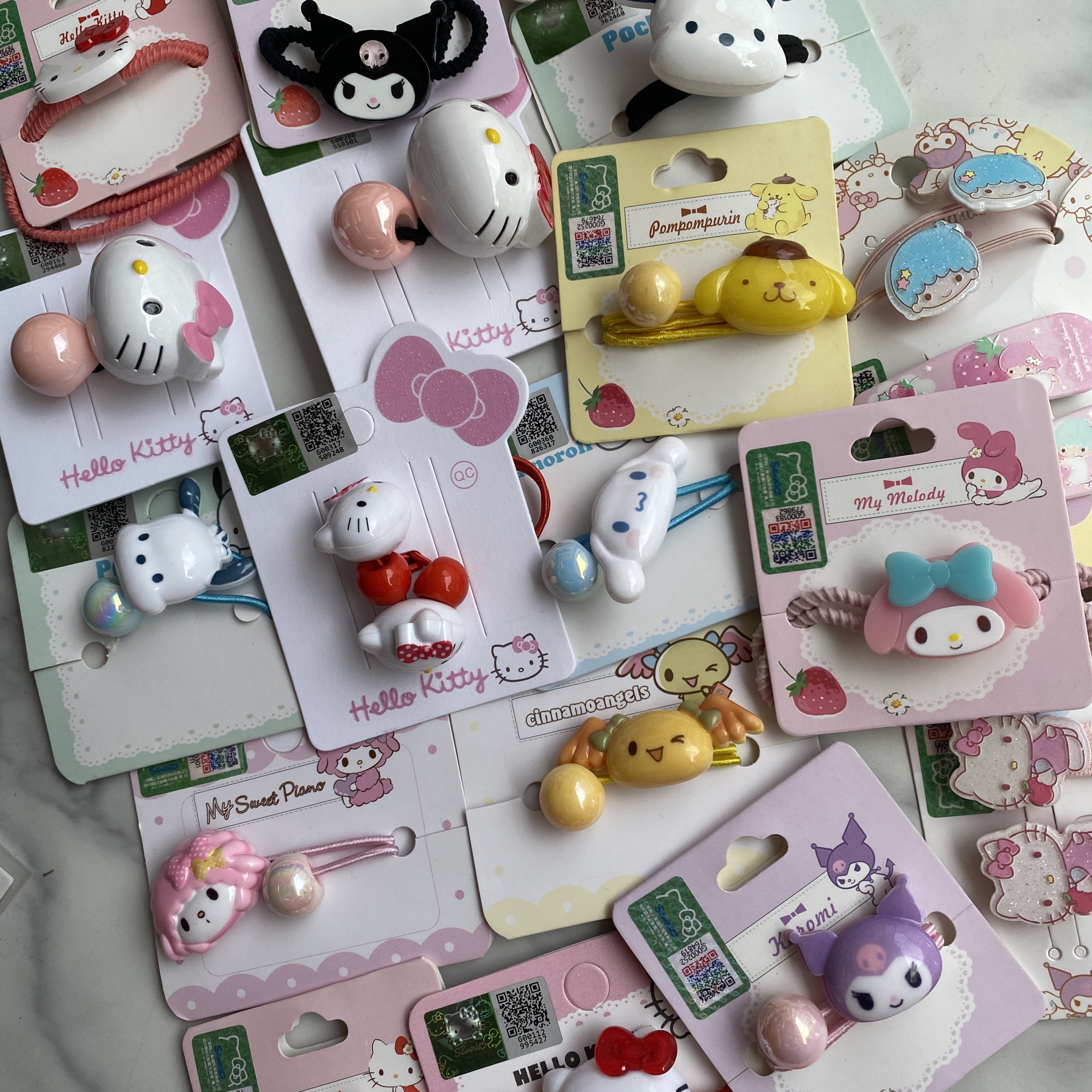 三丽鸥2根包邮新款可爱风发圈