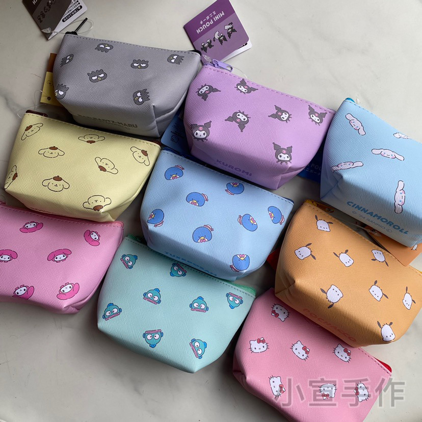 219日本kitty化妆包凯蒂猫手拿包美乐蒂帕恰粉色小包收纳小钱包