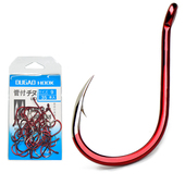 日本进口鱼钩管付千又丸世伊豆伊势尼金袖 新关东鱼钩绑好鱼钩套装