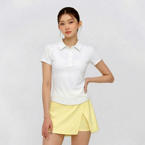 2026夏季网球上衣女式Polo衫翻领短袖弹力带冰凉感高尔夫运动T恤