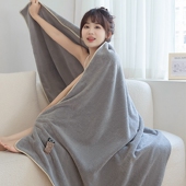 2025新款 浴巾男女士高级家用比纯棉吸水速干加厚裹巾大人情侣洗澡