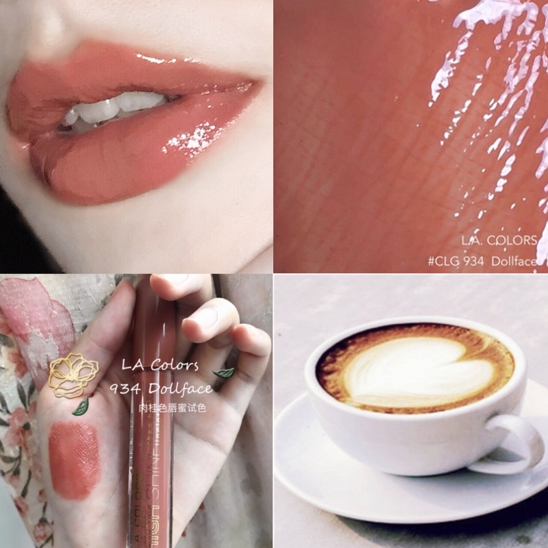 L.A colors 934焦糖奶茶色唇蜜唇釉滋润保湿唇彩蜜桃乌龙肉桂裸色,彩妆/香水/美妆工具,唇彩/唇蜜/唇釉/唇泥/唇霜,淘宝优惠券,粉丝福利购,淘宝优惠卷