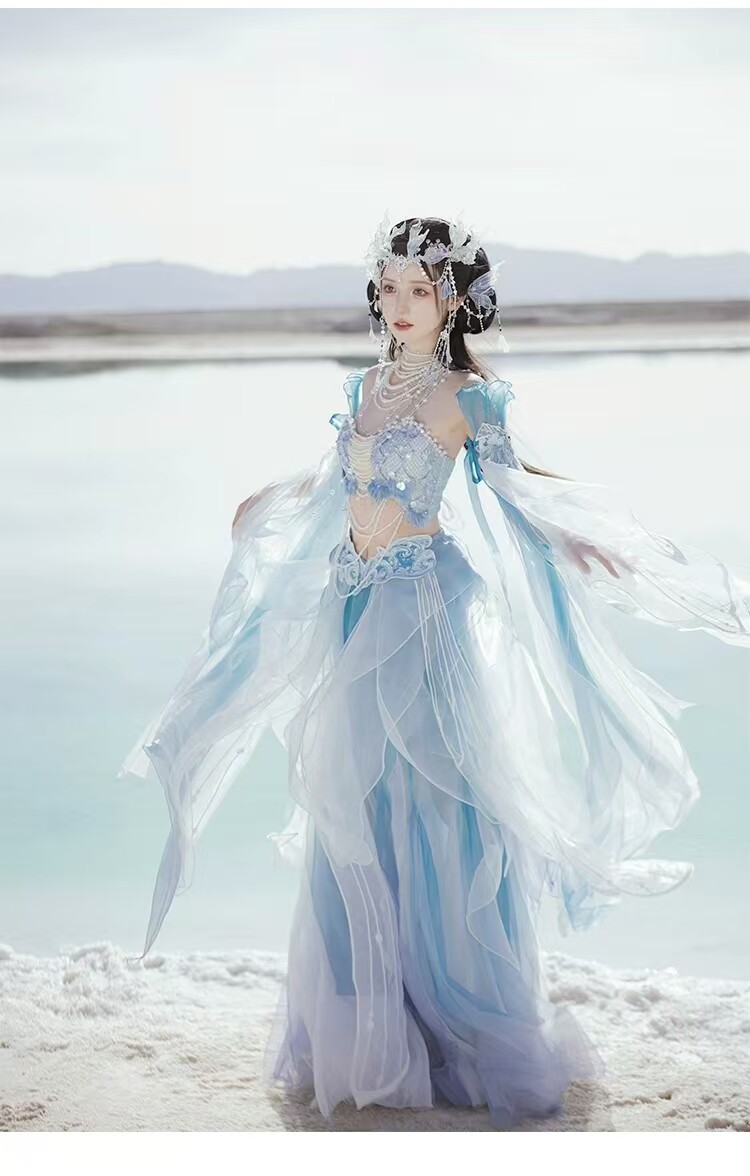 【出租】涂七七人鱼姬原创异域系列人鱼族公主舞蹈服创意摄影超仙图片