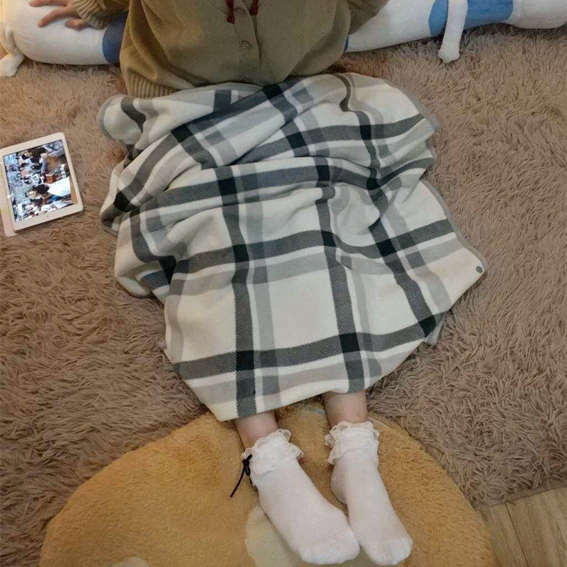 가을 겨울 폴라 플리스 담요 간호 커버 담요 따뜻한 목도리 집 담요  외출 담요
