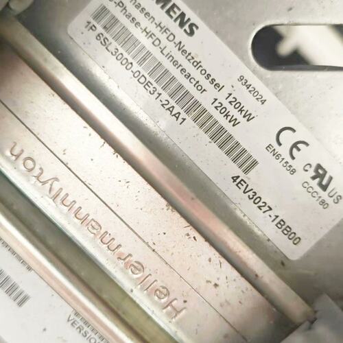 议价电源电抗器6SL3000-0DE31-2AA16SL3000-0BE21-6AA0