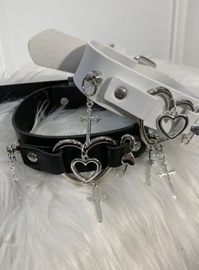 重工金属亚文化辣妹项链项圈小众朋克酷中性锁骨链