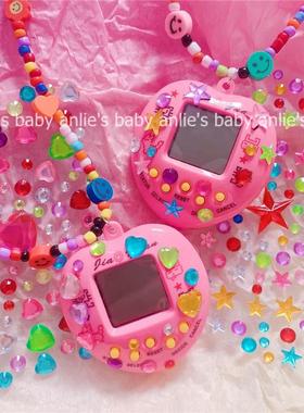 童年回忆电子宠物项链钥匙扣y2k辣妹搭配饰品原宿软妹