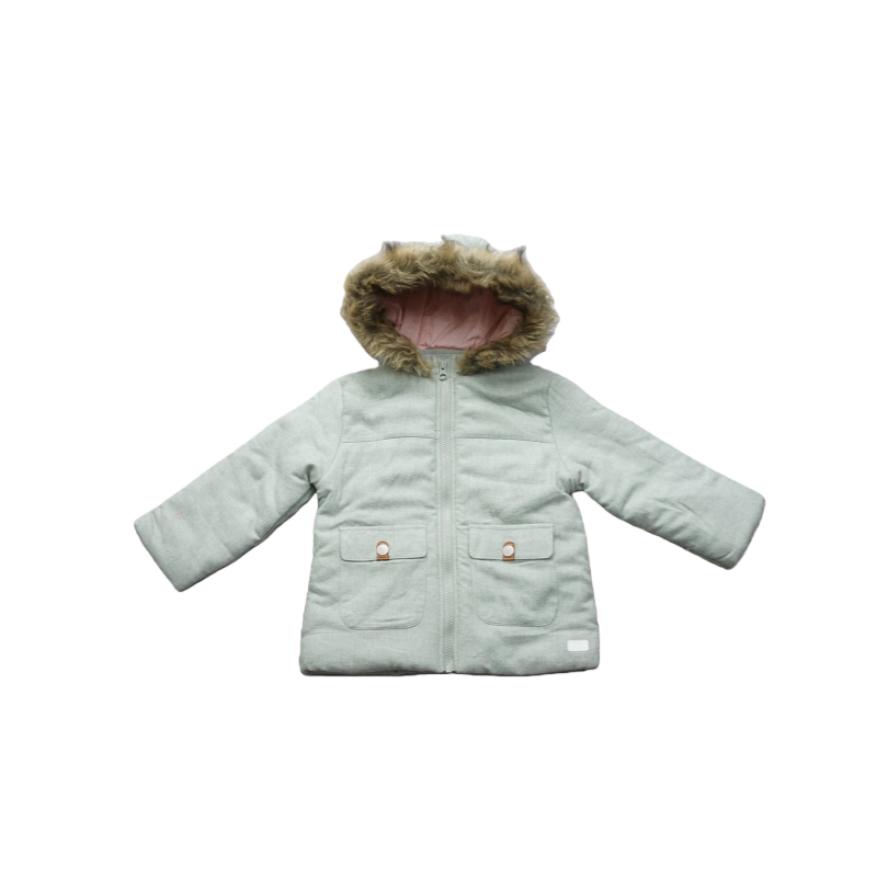 女童春秋款连帽棉服外套