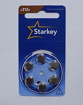 斯达克助听器电池 助听器电池Starkey312A  5版起包邮1盒10版